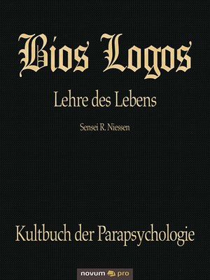 cover image of Bios Logos--Lehre des Lebens